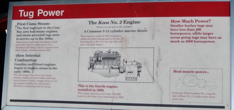 Tug Power Marker. Click for full size. Tug Power Marker image. Click for full size.