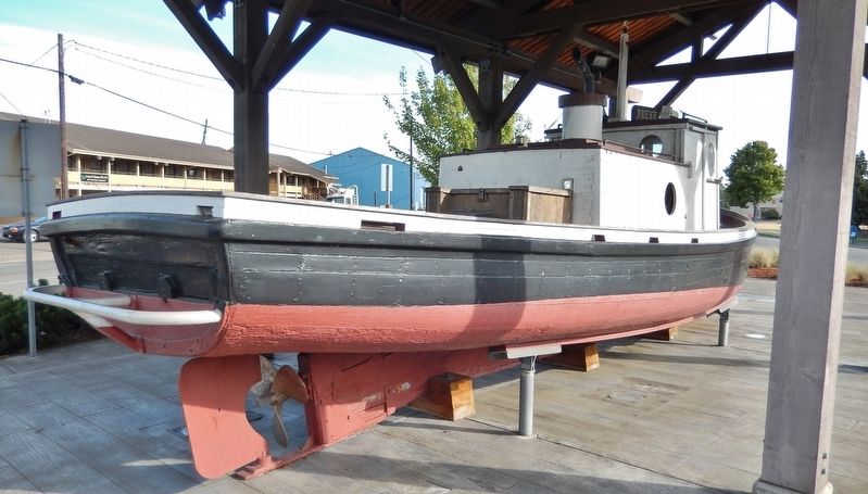 Tugboat <i>Irene</i> (<i>stern view</i>). Click for full size. Tugboat <i>Irene</i> (<i>stern view</i>) image. Click for full size.