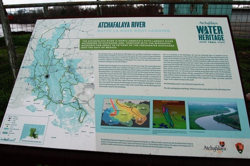 Atchafalaya River Marker image. Click for full size.