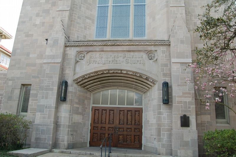 St. Charles Avenue Presbyterian Church Marker. Click for full size. St. Charles Avenue Presbyterian Church Marker image. Click for full size.