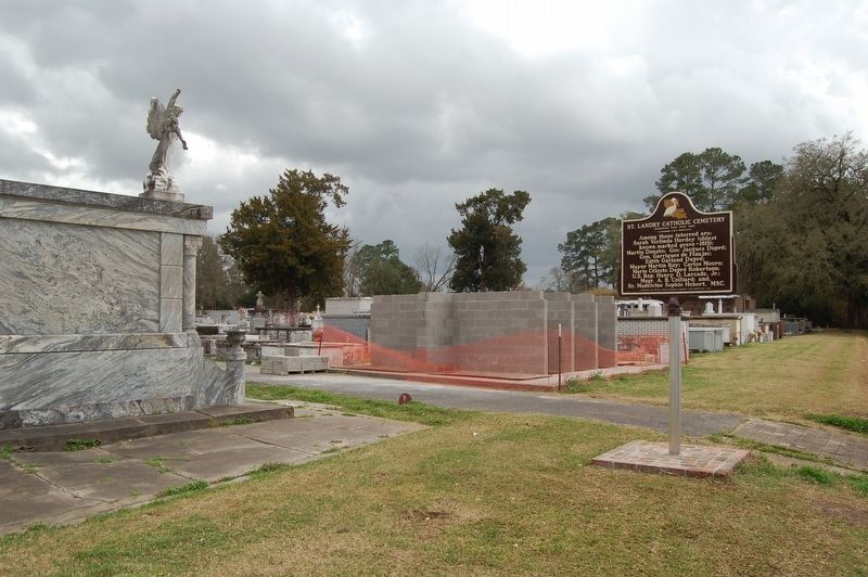 St. Landry Catholic Cemetery Marker. Click for full size. St. Landry Catholic Cemetery Marker image. Click for full size.