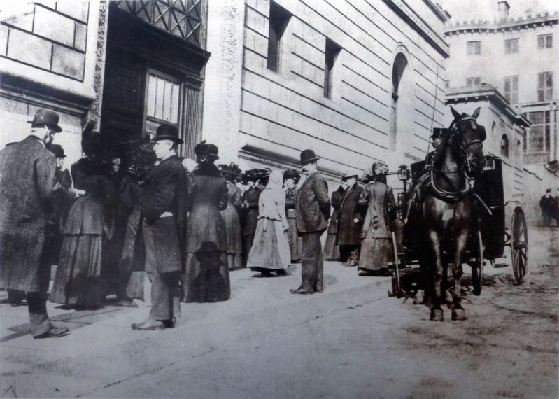 Opening of Walters Art Gallery, February 3, 1909. Click for full size. Opening of Walters Art Gallery, February 3, 1909 image. Click for full size.