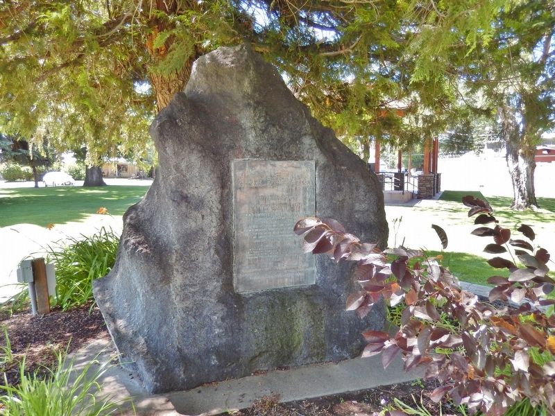Pioneer Memorial Marker (<i>wide view</i>) image. Click for full size.