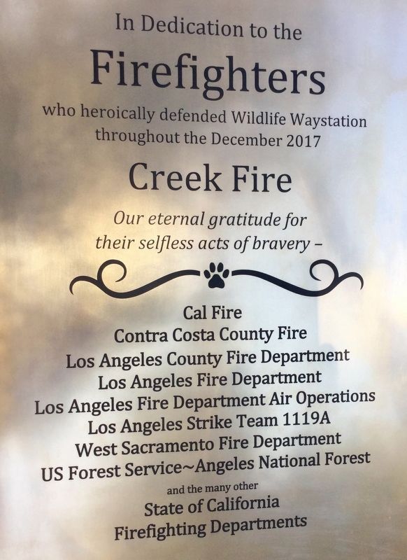 Firefighters Marker image. Click for full size.