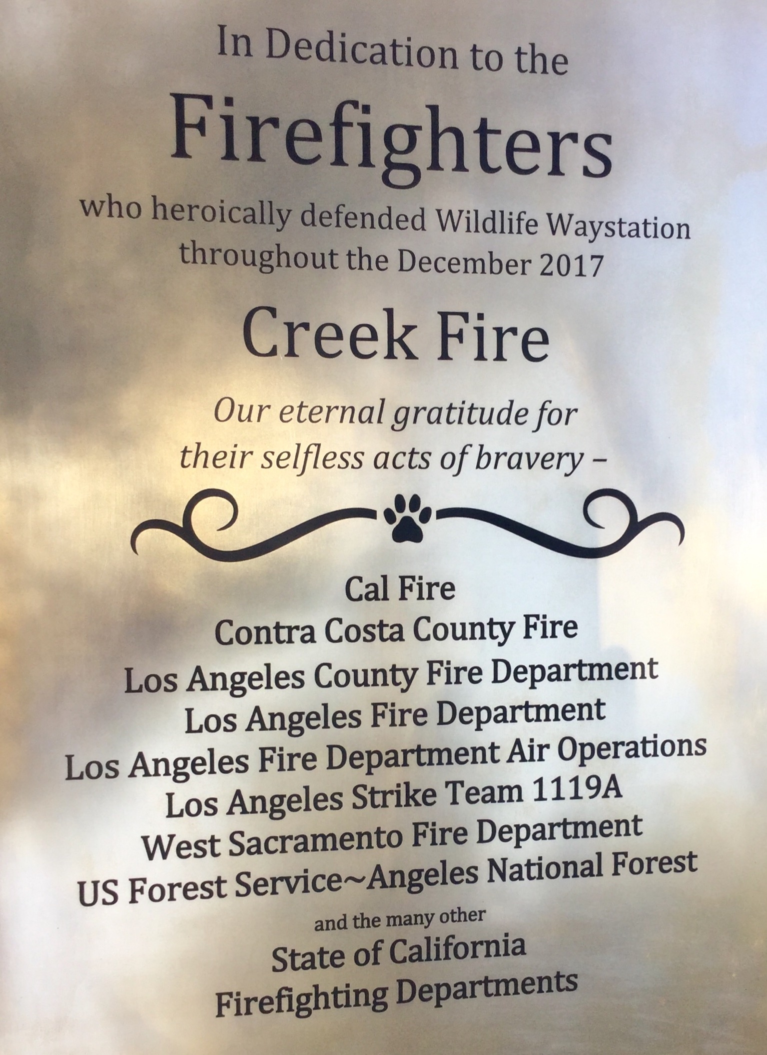Firefighters Marker