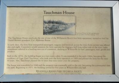 Tauchman House Marker. Click for full size. Tauchman House Marker image. Click for full size.