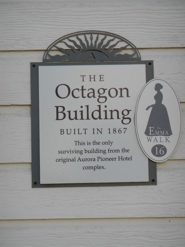The Octagonal Building Marker. Click for full size. The Octagonal Building Marker image. Click for full size.
