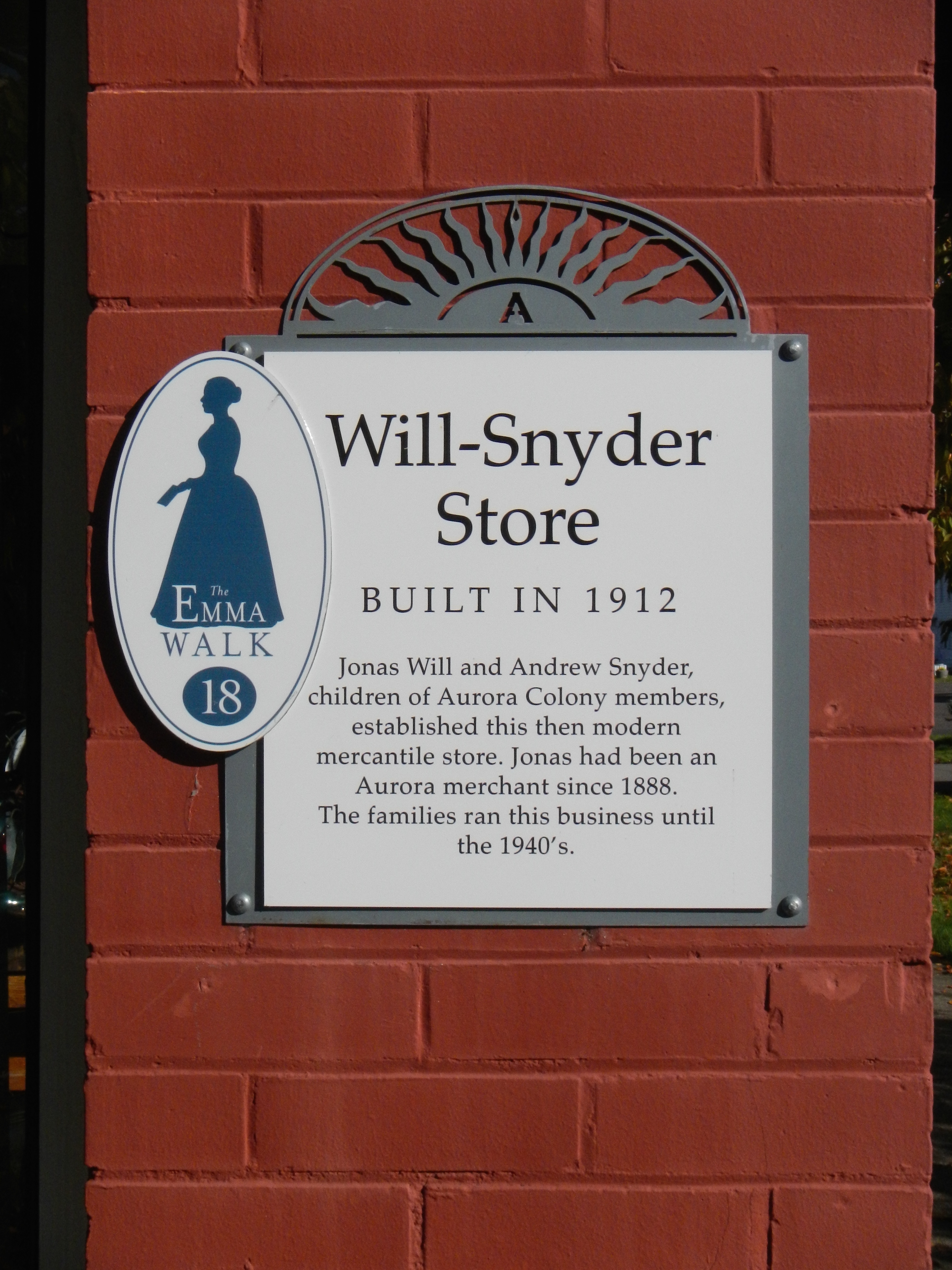 Will-Snyder Store Marker