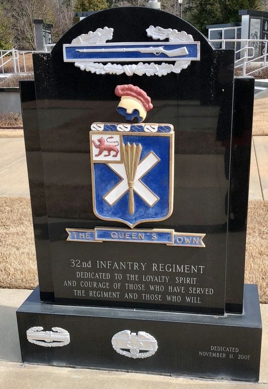32nd Infantry Regiment Memorial (front) image. Click for full size.