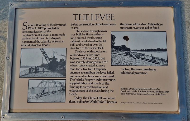 The Levee Marker image. Click for full size.