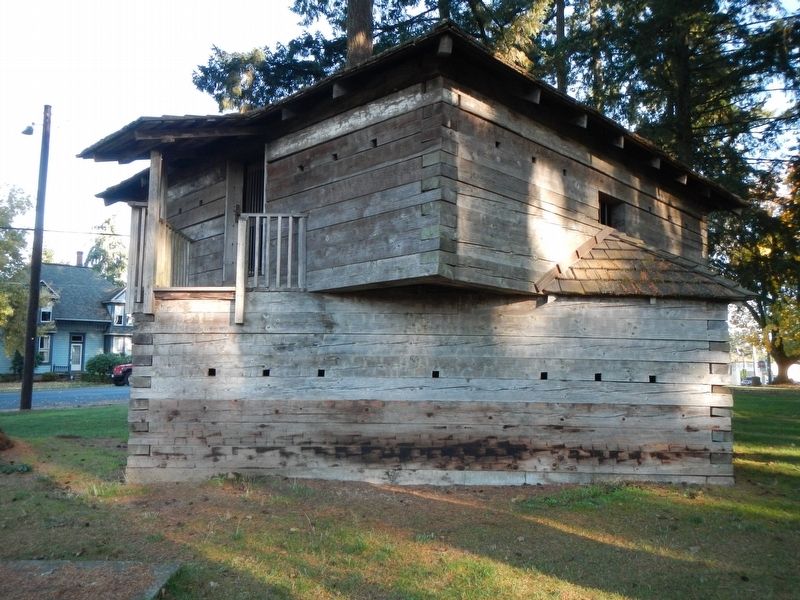 Yamhill Blockhouse image. Click for full size.