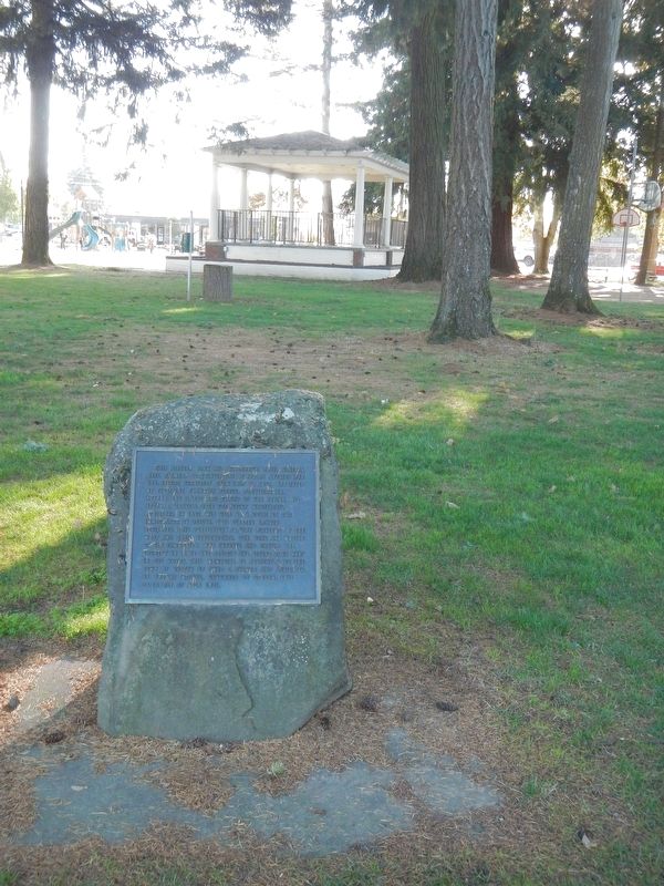 Pioneer Park and Blockhouse Marker image. Click for full size.