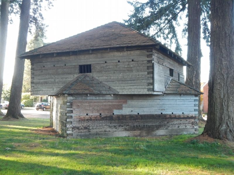 Yamhill Blockhouse image. Click for full size.