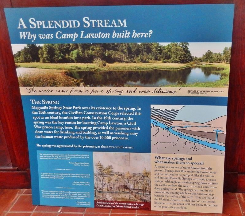 Why was Camp Lawton Built Here? (<i>interpretive plaque inside Camp Lawton Museum</i>) image. Click for full size.