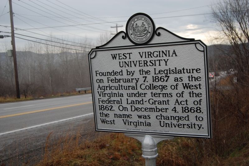 West Virginia University Marker image. Click for full size.