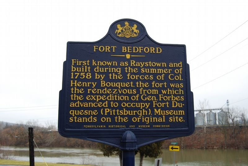 Fort Bedford Marker image. Click for full size.