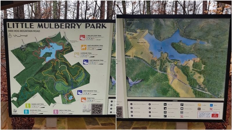 Little Mulberry Park map and key image. Click for full size.