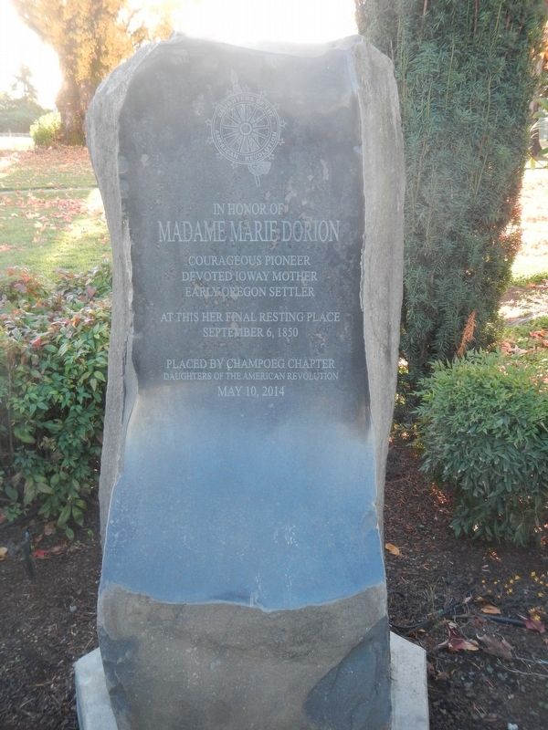 Madame Marie Dorion Monument image. Click for full size.