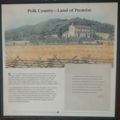 Polk County -- Land of Promise panel image. Click for full size.