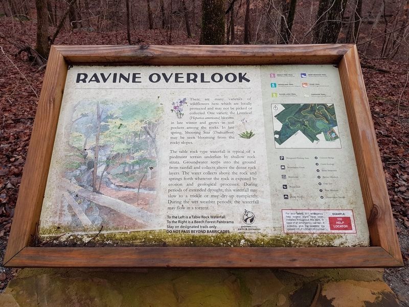 The additional, nearby Ravine Overlook Marker image. Click for full size.