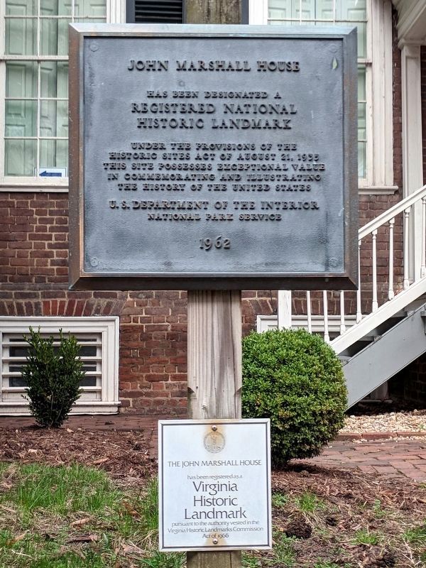 National and Virginia Historic Landmark image. Click for full size.
