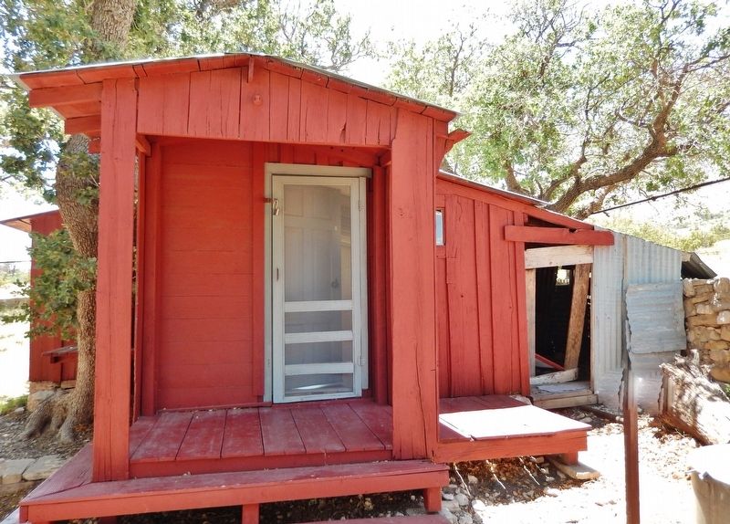 Frijole School House (<i>front view</i>). Click for full size. Frijole School House (<i>front view</i>) image. Click for full size.