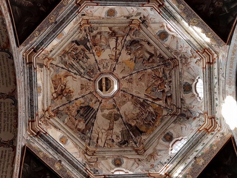 An interior dome at the Sanctuary of Jesus Nazarene of Atotonilco. Click for full size. An interior dome at the Sanctuary of Jesus Nazarene of Atotonilco image. Click for full size.