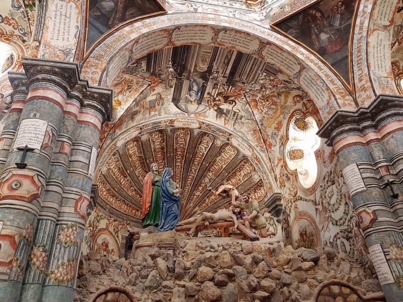 Interior of the Sanctuary of Jesus Nazarene of Atotonilco image. Click for full size.