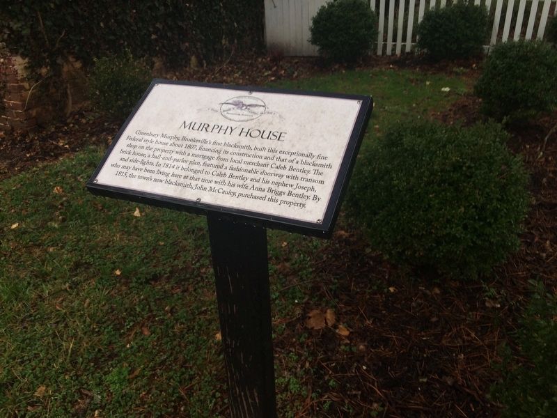 Murphy House Marker. Click for full size. Murphy House Marker image. Click for full size.