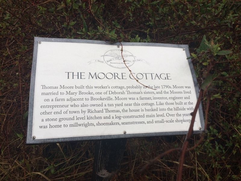 The Moore Cottage Marker. Click for full size. The Moore Cottage Marker image. Click for full size.