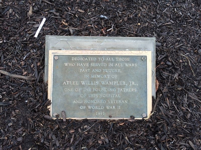 World War II Veterans Memorial Marker image. Click for full size.