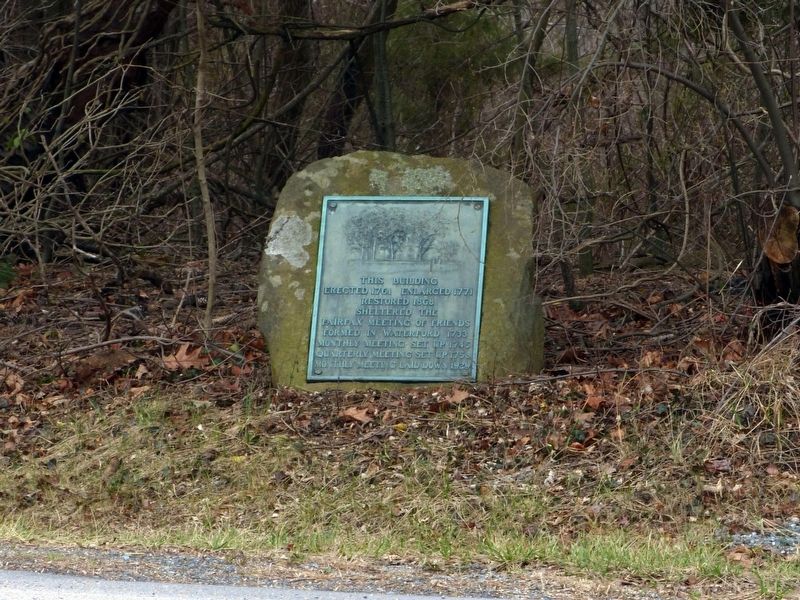 Fairfax Meeting of Friends Marker. Click for full size. Fairfax Meeting of Friends Marker image. Click for full size.