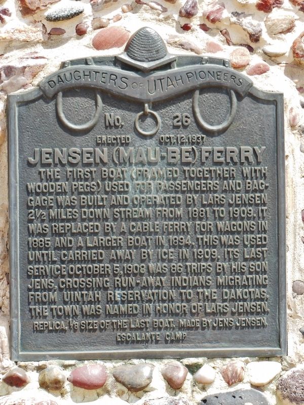 Jensen (Mau-be) Ferry Marker image. Click for full size.