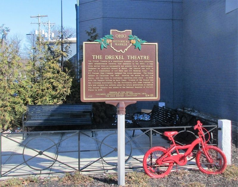 The Drexel Theater Marker image. Click for full size.