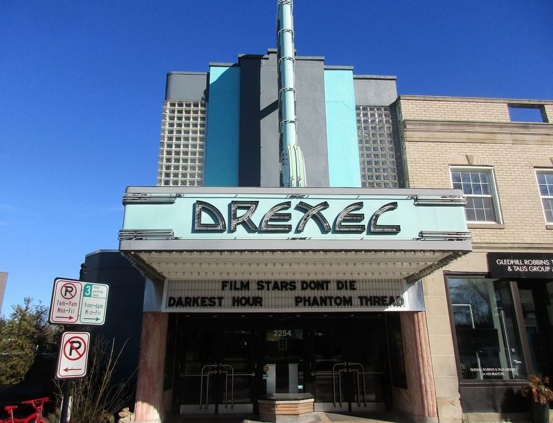 The Drexel Theater Marker image. Click for full size.