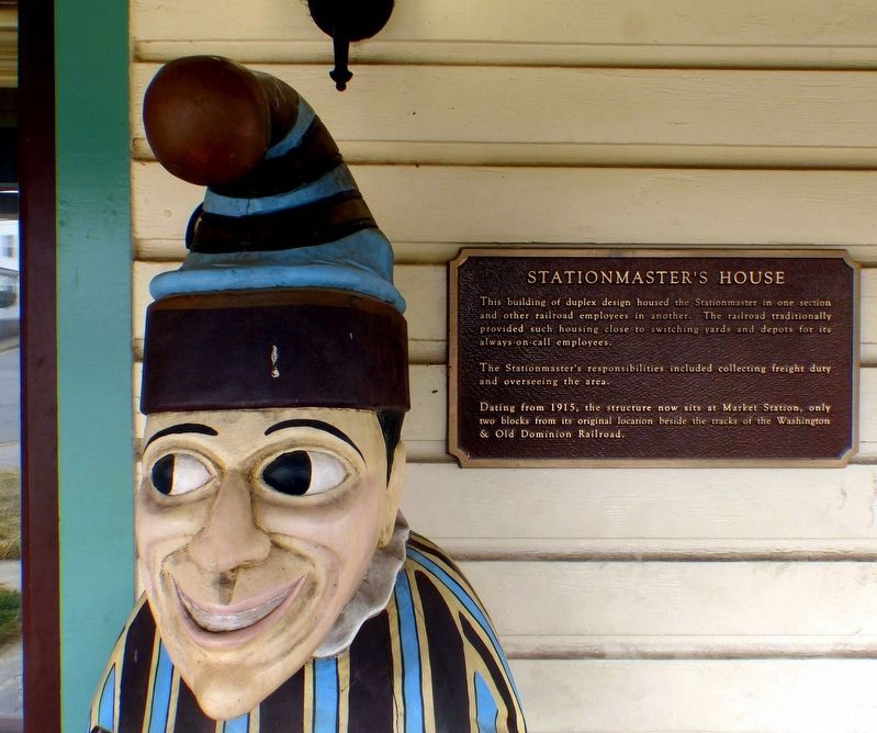 Stationmaster's House Marker<BR>& Punch. Click for full size. Stationmaster's House Marker<BR>& Punch image. Click for full size.