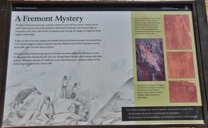 A Fremont Mystery Marker image. Click for full size.