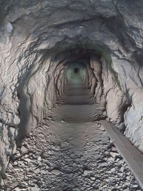Inside Burro Schmidt Tunnel image. Click for full size.