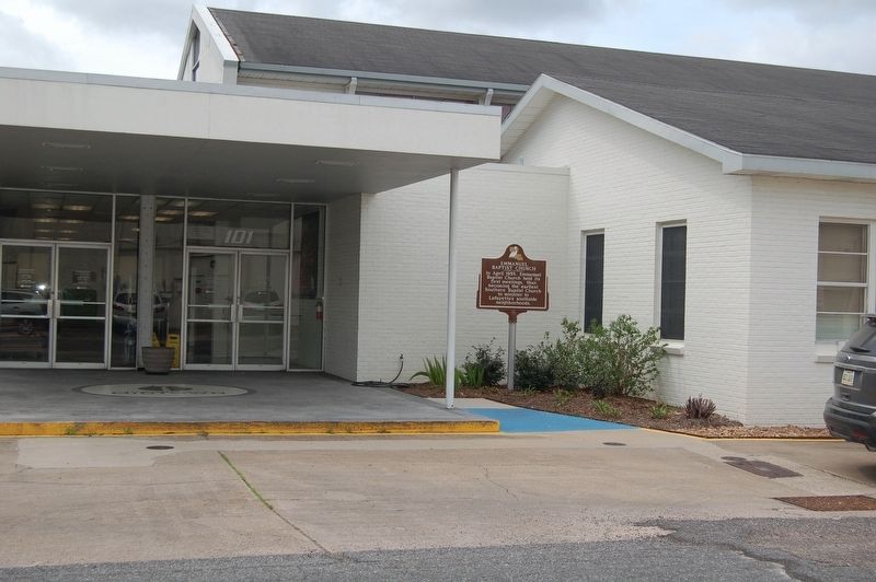 Emmanuel Baptist Church Marker image. Click for full size.