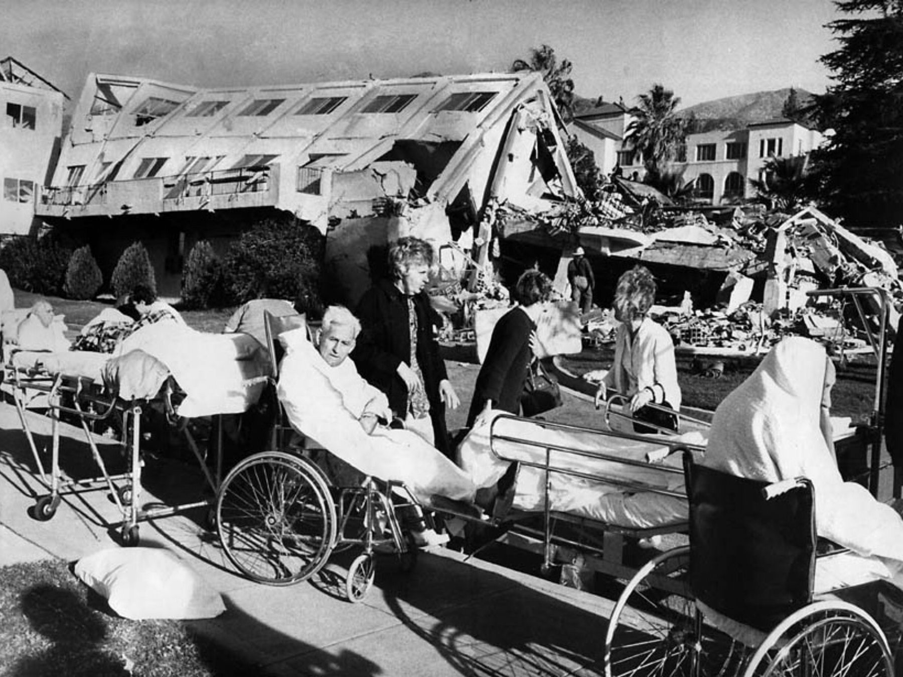 Evacuees and Employees. Click for full size. Evacuees and Employees image. Click for full size.