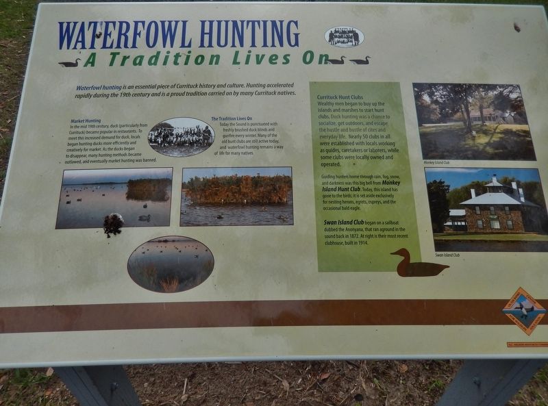 Waterfowl Hunting Marker. Click for full size. Waterfowl Hunting Marker image. Click for full size.