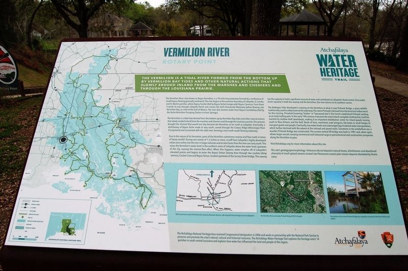 Vermilion River Marker image. Click for full size.