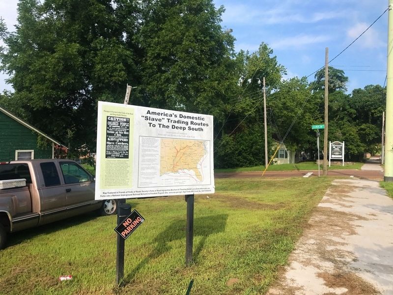 America's Domestic "Slave" Trading Routes To The Deep South Marker. Click for full size. America's Domestic "Slave" Trading Routes To The Deep South Marker image. Click for full size.