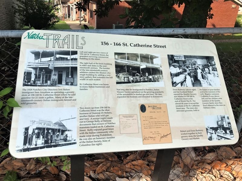 156-166 St. Catherine Street Marker image. Click for full size.