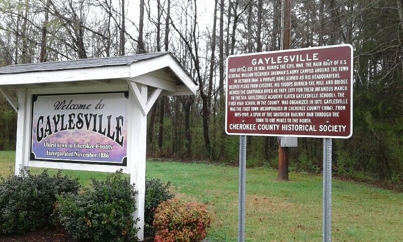 Gaylesville Marker image. Click for full size.