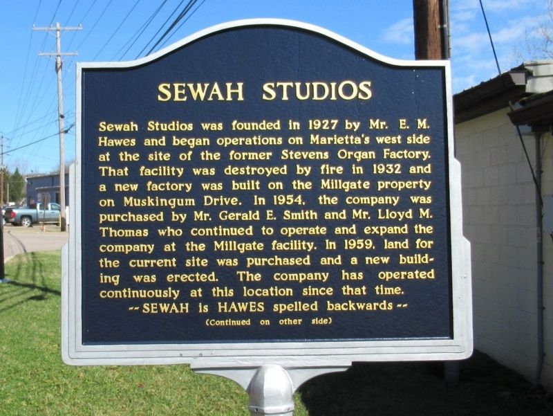 Sewah Studios Marker. Click for full size. Sewah Studios Marker image. Click for full size.