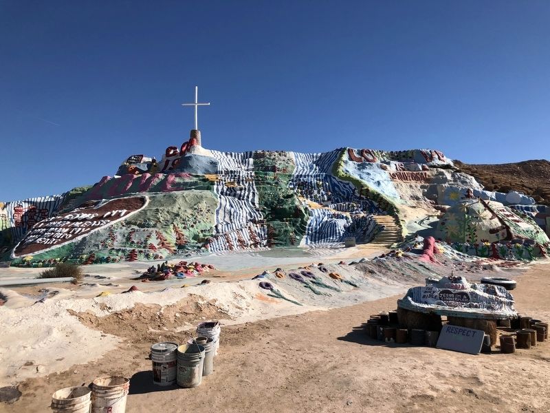 Salvation Mountain image. Click for full size.