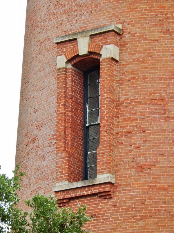 Currituck Beach Lighthouse (<i>exterior window brick detail</i>) image. Click for full size.