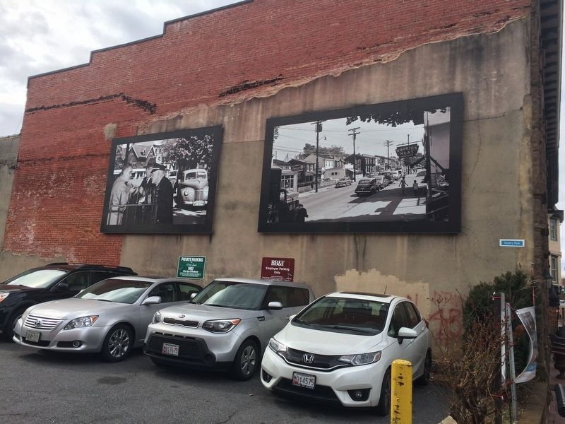 Marion Warren's six photographs capture this historic Annapolis neighborhood in a sleepier time Marker image. Click for full size.