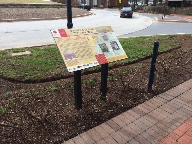 Annapolis During The Civil War Marker. Click for full size. Annapolis During The Civil War Marker image. Click for full size.